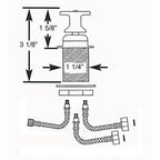 Scandvik THandle Shower Mixer Control 10617P