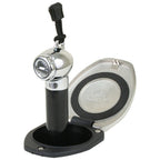 Scandvik Black  SS Recessed Transom Shower HandleHose  VerticalHorizontal Mount  6 Hose 12124P
