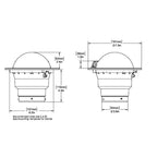 Ritchie SS5000 SuperSport Compass  Flush Mount  Black SS5000