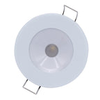 Lumitec Illusion Flush Mount LED Down Light  Warm White  Dimming  White Housing 117129