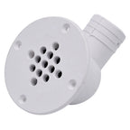TM Marine 90Degree Cockpit Scupper Drain  White CSD92DP