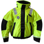 First Watch AB1100 Flotation Bomber Jacket  HiVis YellowBlack  Small AB1100HVS