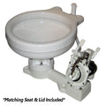 Raritan Fresh Head  Fresh Water Flush  Manual  Marine Size  Right Hand Operation 25M00