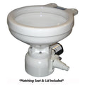 Raritan Sea Era Toilet  Marine Size  Remote Intake Pump  Straight  90 Discharge  Smart Toilet Control  12v 162MR012