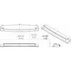Lumitec Razor Light Bar  Spot  Flush Mount  White 101587