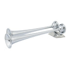 Marinco 12V Chrome Plated Dual Trumpet Air Horn 10106