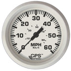 Faria Dress White 4 GPS Speedometer  60 MPH 33147