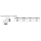 Viega ProPress 212  90 Copper Elbow  Double Press Connection  Smart Connect Technology 20623