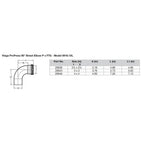Viega ProPress 212  90 Copper Elbow  StreetPress Connection  Smart Connect Technology 20638