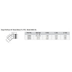Viega ProPress  212  45 Copper Elbow  StreetPress Connection  Smart Connect Technology 20668