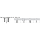 Viega ProPress 212 Copper Coupling wStop Double Press Connection  Smart Connect Technology 20728
