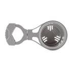 Camco ClampOn Rail Mounted Cup Holder  Large for Up to 2 Rail  Grey 53092
