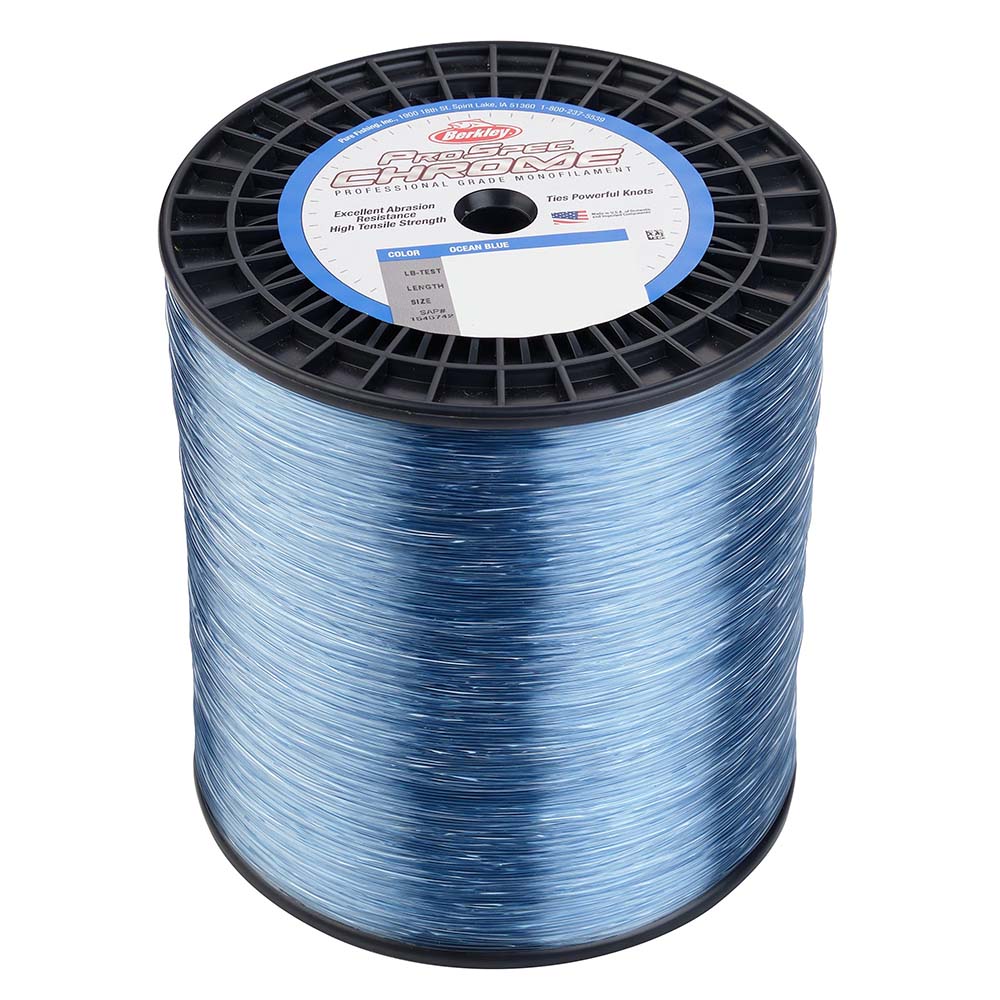 Berkley ProSpec Chrome Ocean Blue Monofilament  80 lb  3750 yds  PSC5B80OBL 1545749