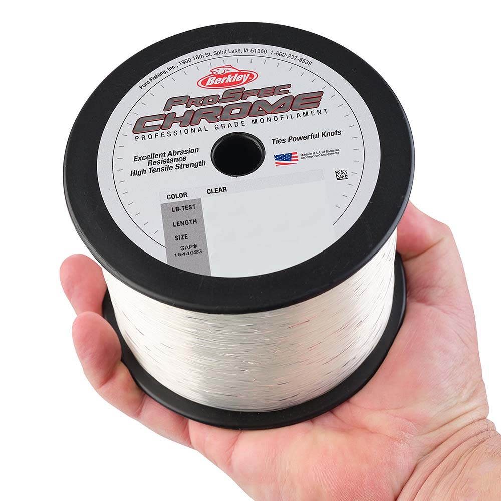 Berkley ProSpec Chrome Clear Monofilament  50 lb  1000 yds  PSC1B5015 1544023