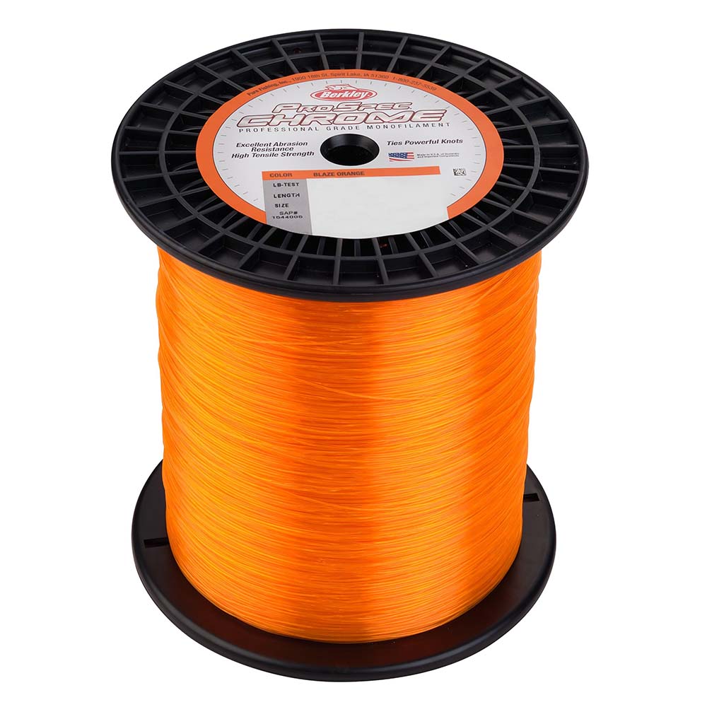 Berkley ProSpec Chrome Blaze Orange Monofilament  40 lb  3000 yds  PSC3B4080 1544005