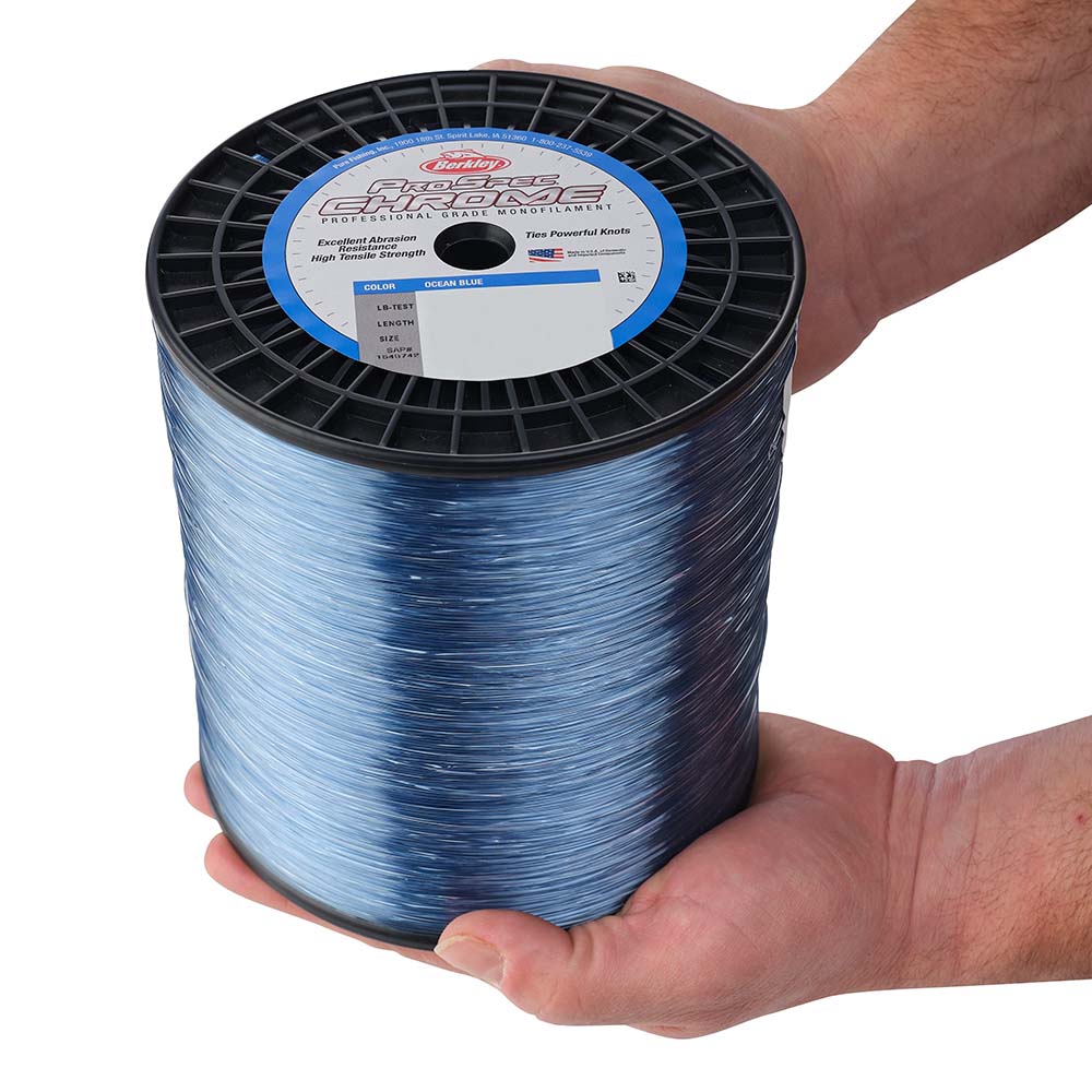 Berkley ProSpec Chrome Ocean Blue Monofilament  30 lb  3000 yds  PSC3B30OBL 1545739