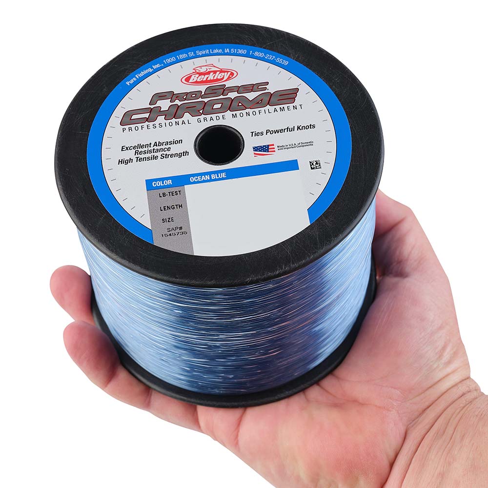Berkley ProSpec Chrome Ocean Blue Monofilament  25 lb  1000 yds  PSC1B25OBL 1545732