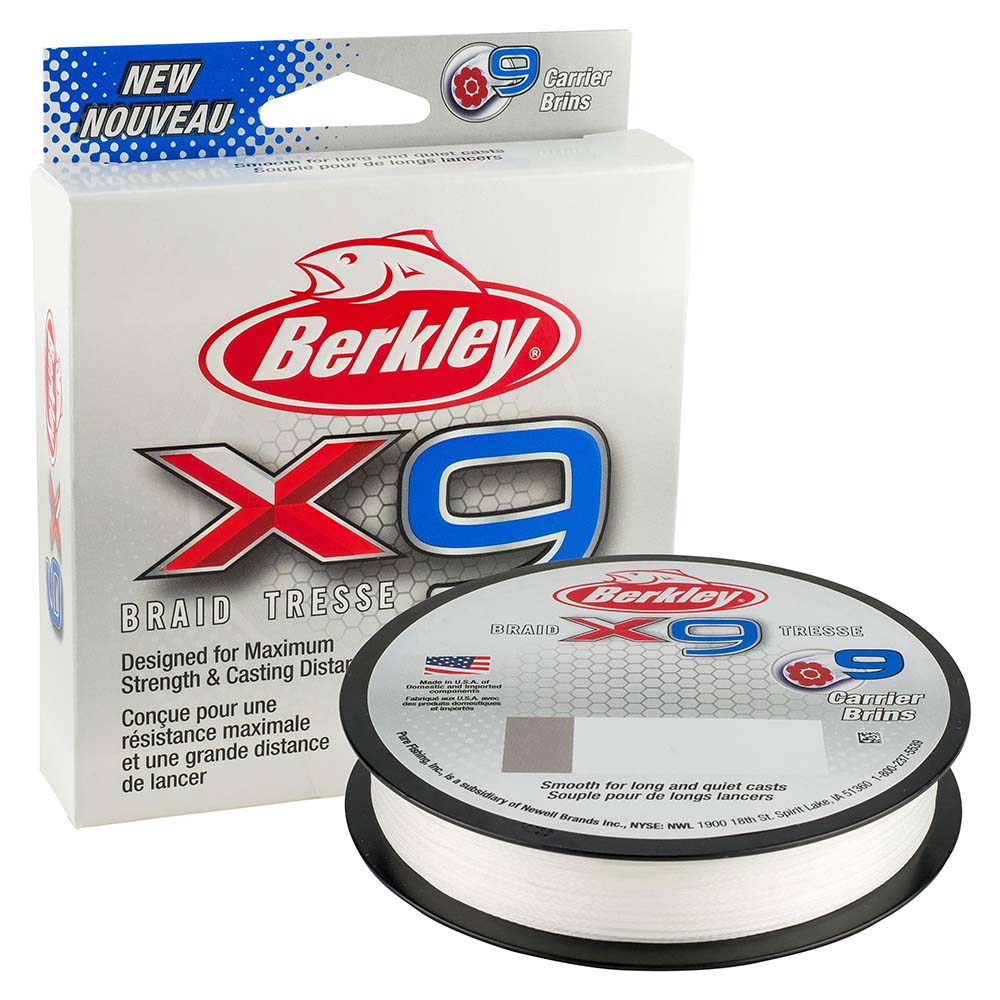 Berkley x9 Braid Crystal  65lb  328 yds  X9B33065CY 1486902