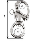 Wichard HR Snap Shackle  Large Bail  Length 140mm 2377W