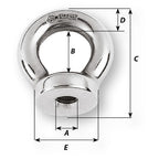 Wichard 12 Eye Nut  1116 Diameter 6361W