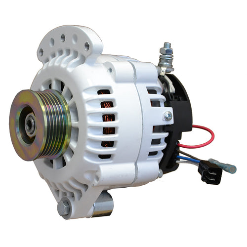 Balmar Alternator 100 AMP 12V 12 Single Foot Spindle Mount K6 Pulley wIsolated Ground 621100K6