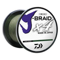 Daiwa JBRAID x4 Braided Line  15lb  300 yds  Dark Green JB4U15300DG