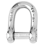 Wichard SelfLocking Allen Head Pin D Shackle  10mm Diameter  1332 1305W